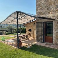 Pergola stile toscano da giardino