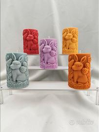 Candele Pasquali in cera di soia e api