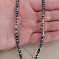Collana Uomo ematite
