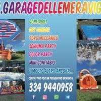 Gonfiabili toro meccanico schiuma party bambini