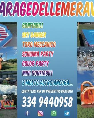 Gonfiabili toro meccanico schiuma party bambini