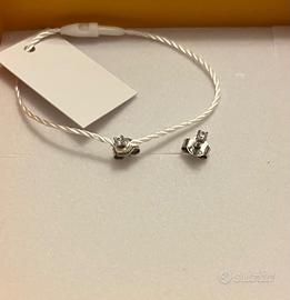 Orecchini in argento con zirconi