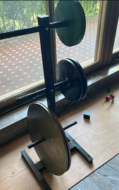 Rastrelliera porta pesi