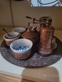 Set da caffè turco in rame