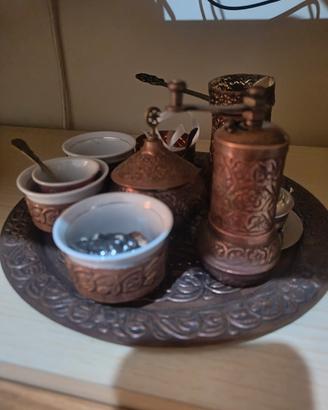 Set da caffè turco in rame