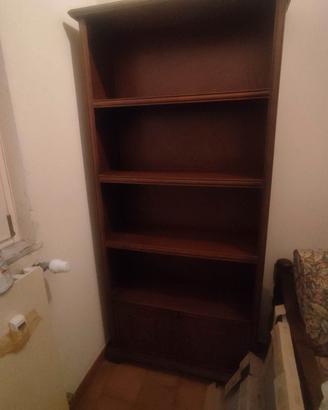 libreria in legno massello 