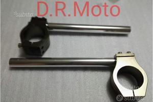 SemiManubri universali ergal 48 MM FUMÈ cnc GRIGIO