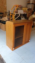 Pensile arredo cucina taverna - vetrinetta doppia