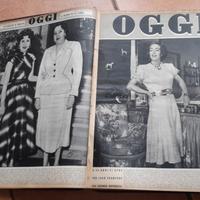 Raccolta rivista Oggi anno 1949  e 1953 