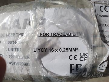 cavo industriale tipo fror 16x0,25mm Schermato 