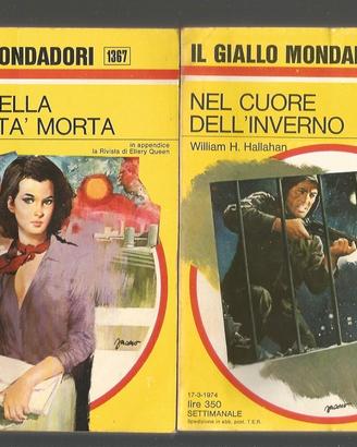 10 Libri gialli :Mondadori e racconti, anni '70