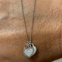 Girocollo Tiffany in oro bianco 750 e diamanti 