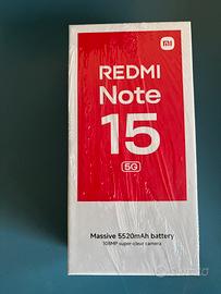 Xiaomi Redmi note 15 5G 256 GB Black