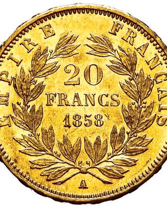Marengo d'oro da 20 Franchi della Francia, coniato