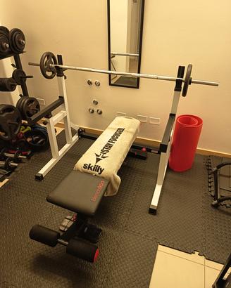 PALESTRA COMPLETA HOME GYM  + RASTRELLIERA 