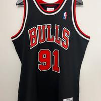 DENNIS RODMAN CHICAGO BULLS MITCHELL & NESS (L)