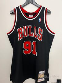 DENNIS RODMAN CHICAGO BULLS MITCHELL & NESS (L)