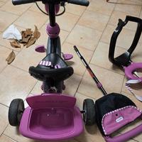 Triciclo 4 in 1 vanilla pink - smart trike Prenata