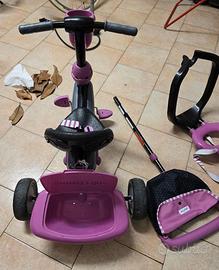 Triciclo 4 in 1 vanilla pink - smart trike Prenata