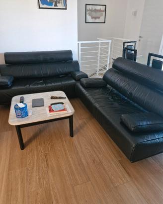  coppia divani Matteo Grassi in pelle 