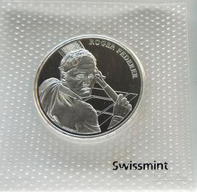 SVIZZERA 2020 - 20 FRANCHI - Ag - FEDERER - BU/FDC