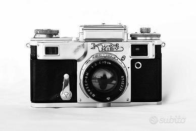 Fotocamera Kiev con obiettivo