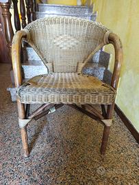 Sedia in vimini