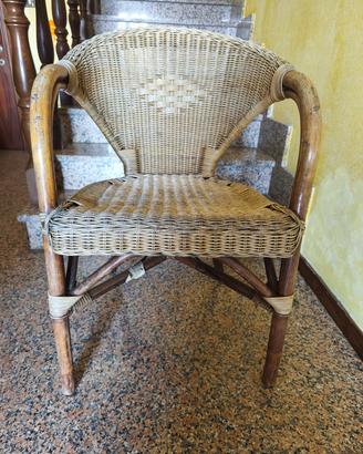 Sedia in vimini