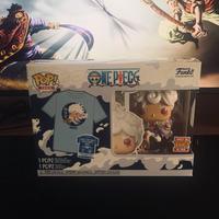 Funko Tee+Pop One piece Luffy Gear Five Tg:S