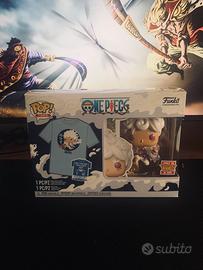 Funko Tee+Pop One piece Luffy Gear Five Tg:S