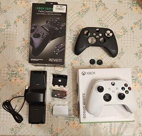 controller xbox series s/x  dock ricarica guscio