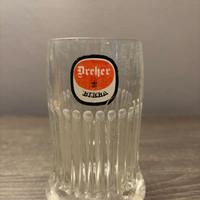 Boccale Birra Dreher Vintage Anni 60 Glass bicchie