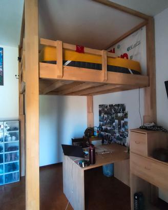 Letto a soppalco Rising Cinius