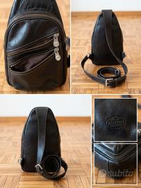 Borsa Monospalla Uomo Vera Pelle - Fantini