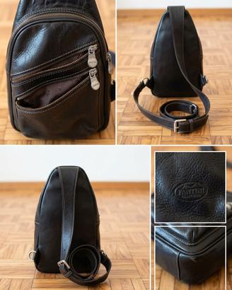 Borsa Monospalla Uomo Vera Pelle - Fantini