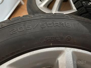 Gomme invernali+cerchi lega opel 205/55r16