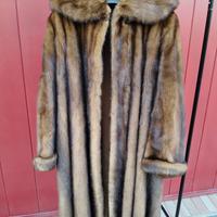 Pelliccia di visone Originale marrone Donna tag 48