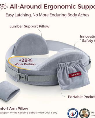 Cuscino allattamento momcozy