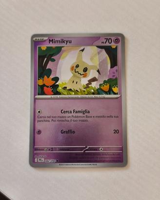 carta pokemon mimikyu reverse 