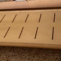 Letto singolo stilo Montessori.