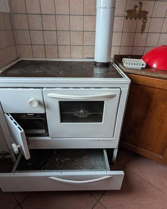 Stufa a legna con forno 