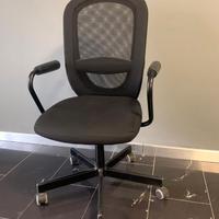 Poltrona con ruote da scrivania