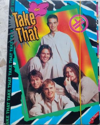 Rara Cartella Elastico Vintage Take That - Anni '9