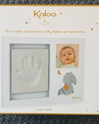 Kit impronta mani piedi neonato + foto