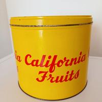 Scatola di latta California Fruits