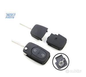 ALLOGGIAMENTO CHIAVE AUDI QUADRATA 2 PULSANTI CON 