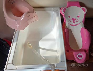 Vasino, vaschetta e riduttore bagnetto