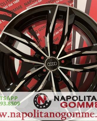 Cerchi Audi A3 8p 8v sporback 18 pollici rs6 neri