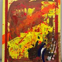 Quadro astratto Buba di Antonio Cacace 40x50 cm