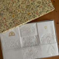 Lenzuola e federe ricamate